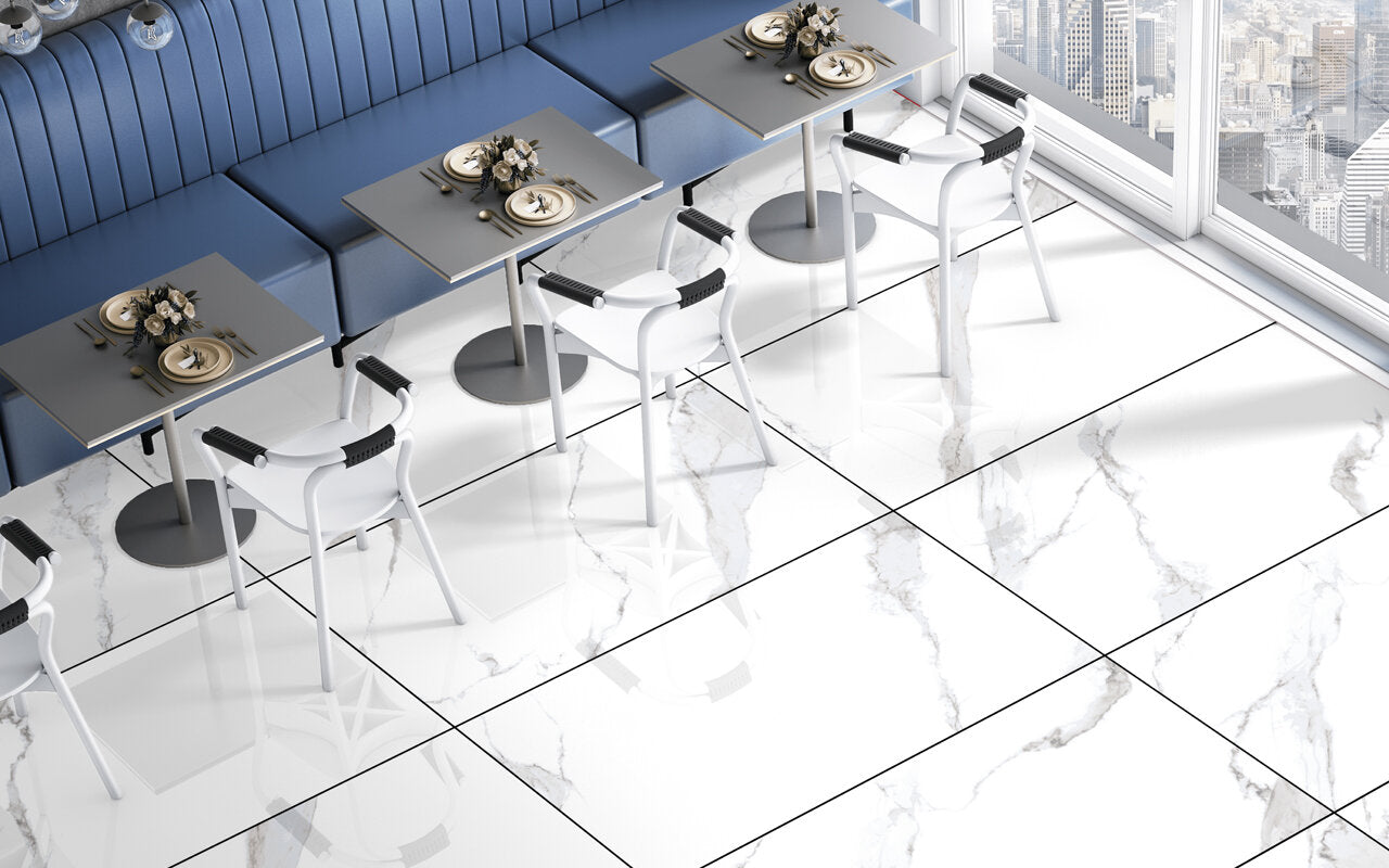 Eleganza Calacatta Noir Tile