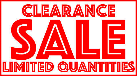 Clearance - All Sales Final, No Returns
