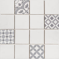 Reconstituted Round Mix Mosaic