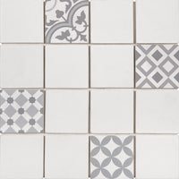 Reconstituted Round Mix Mosaic