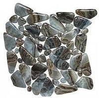 Glass Tile Pebble Mix Mosaic