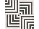 Form Monochrome Geo Deco Tile