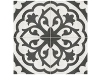 Form Monochrome Lotus Deco Tile