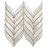 Water Jet Floret Chevron Tile