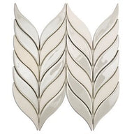 Water Jet Floret Chevron Tile
