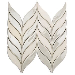 Water Jet Floret Chevron Tile