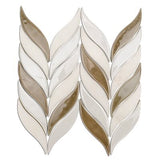 Water Jet Floret Chevron Tile