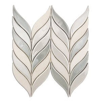 Water Jet Floret Chevron Tile