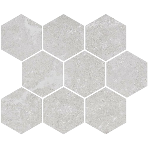 Chamonix 4" x 4" Hex Mosaic Tile
