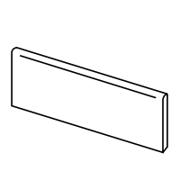 Raw Bullnose Tile