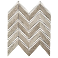 Chevron Glacier Tile