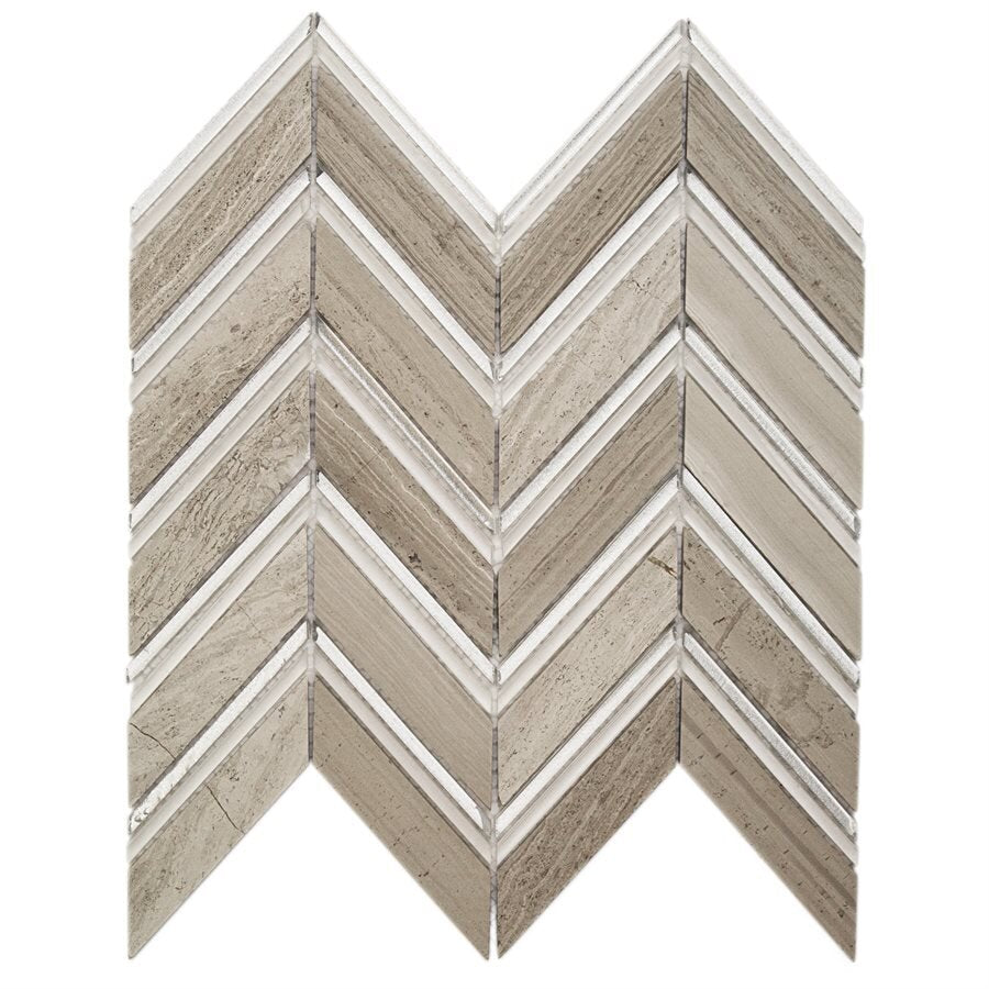 Chevron Glacier Tile