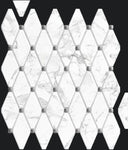 Calacatta Marble Look Tile Esagona Mosaic