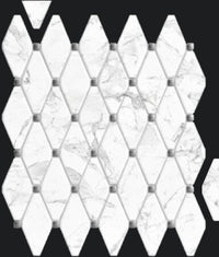 Calacatta Marble Look Tile Esagona Mosaic