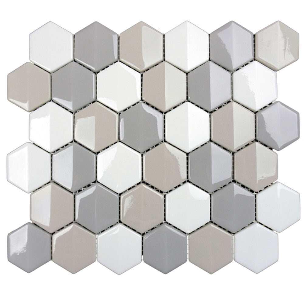 Constantine Hexagon Mosaic Tile