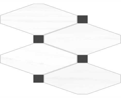Dolomiti T.8 Mosaic Marble Look Tile
