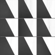 Dolomiti Trapezio Mosaic Marble Look Tile