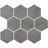 Chamonix 4" x 4" Hex Mosaic Tile