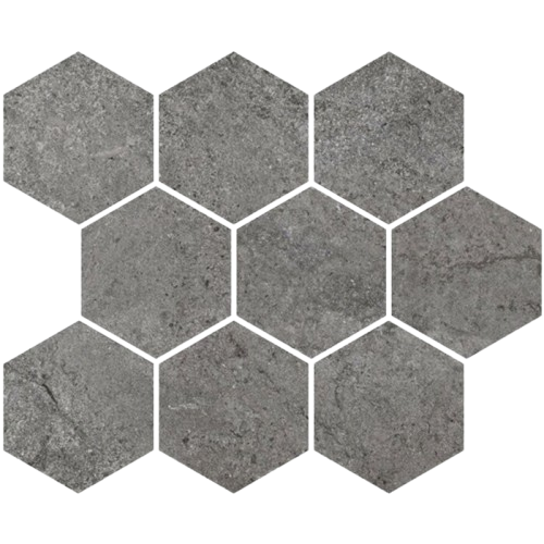 Chamonix 4" x 4" Hex Mosaic Tile