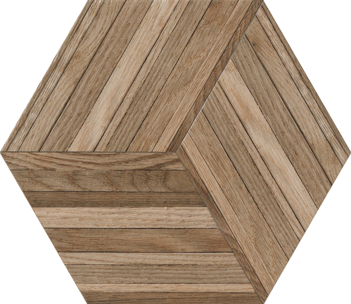 Wooddesign Wood Look Porcelain Tile - Hexagon