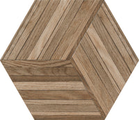 Wooddesign Wood Look Porcelain Tile - Hexagon