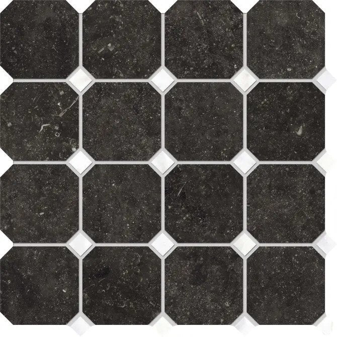 Concert Octagono Mosaic Marble Look Tile