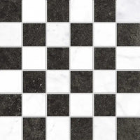 Concert Chess Mosaic Marble Look Tile