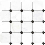 Concert Octagono Mosaic Marble Look Tile