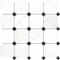 Concert Octagono Mosaic Marble Look Tile