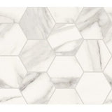 Trumarmi Polished Hexagon 4"x4" Marble Look Tile