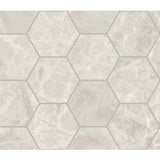 Trumarmi Polished Hexagon 4"x4" Marble Look Tile