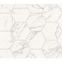 Trumarmi Polished Hexagon 4"x4" Marble Look Tile