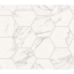 Trumarmi Polished Hexagon 4"x4" Marble Look Tile