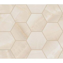 Akoya Hexagon Marble Look Tile