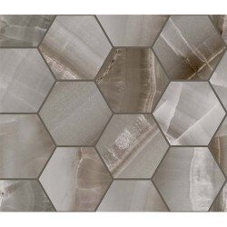 Akoya Hexagon Marble Look Tile