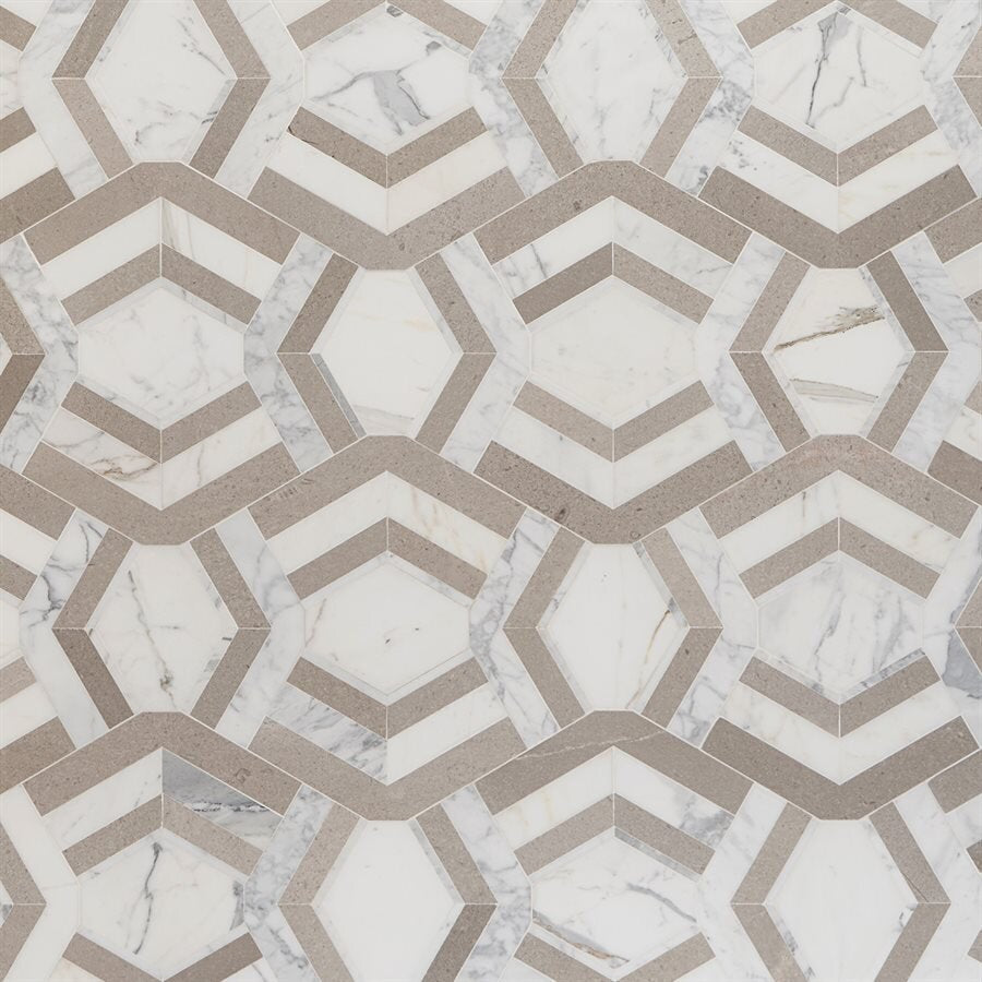 Encore Andante Decor Marble Look Tile