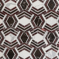 Encore Bordeaux Decor Marble Look Tile