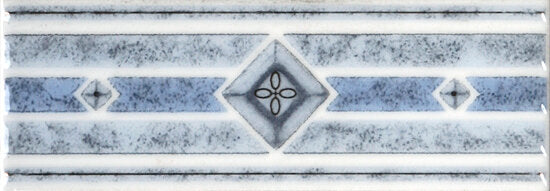 New Albion Wall Listello Marble Look Tile