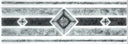 New Albion Wall Listello Marble Look Tile