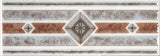 New Albion Wall Listello Marble Look Tile
