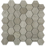 Wooden Beige Hexagon Wood Look Tile
