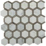 HoneyComb Hexagon Marble Look Tile