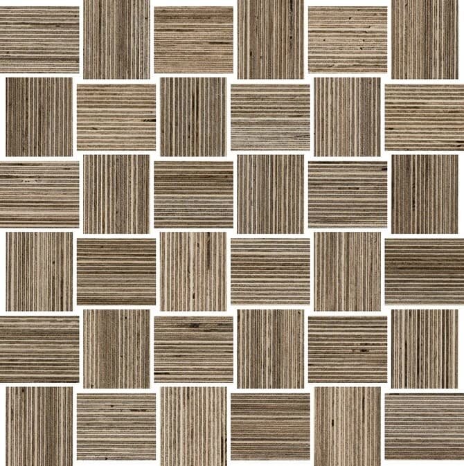 Shibusa Intreccio Mosaico Wood Look Porcelain Tile