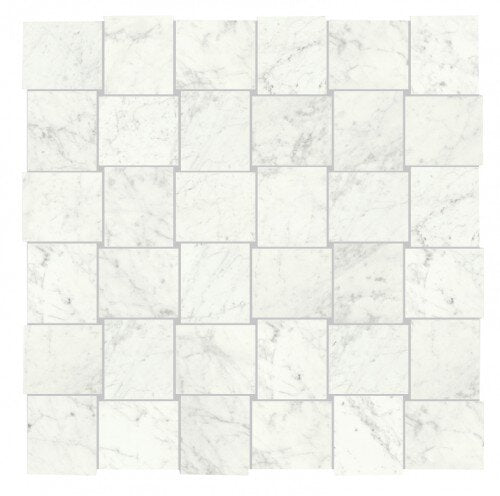 I Marmi Marble Look Tile Woven Rectangle Mosaic