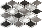 Aluminum Diamond Mosaic Blend Tile