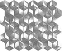 Aluminum Diamond Cube Mosaic Tile