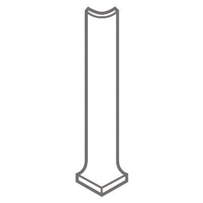 Lounge14 Wood Look Porcelain Cove Base Out Corner Tile