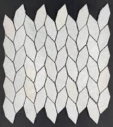 Marble Stone Tile Elongated Hexagon Mosaic