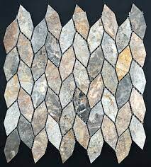 Marble Stone Tile Elongated Hexagon Mosaic