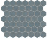 Moroccan Concrete Hex 1-1/2" x 1-1/2" Mosaic Tile